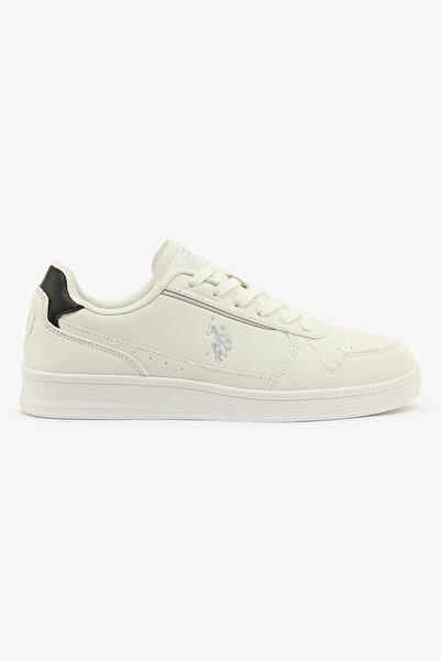 U.S. Polo Assn. Women's White and White Sneakers - Bold Rugged Style with Dur...