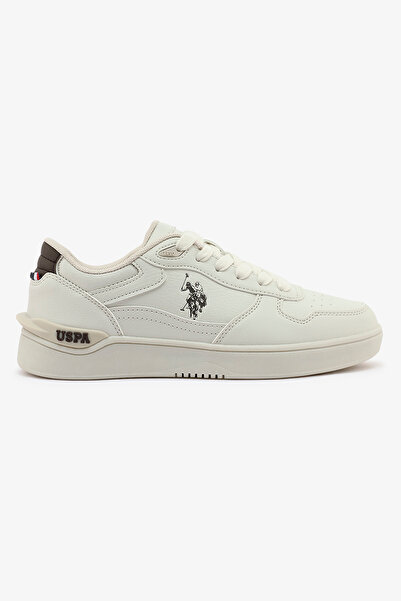 U.S. Polo Assn. Women's Beige Sneakers - Soft Cushioned Sole for Effortless S...