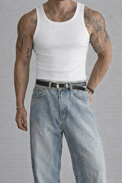 YAKAMEL Men's Standard Fit Normal Cut Tissue Flexible Thick Straps Sports Tan...