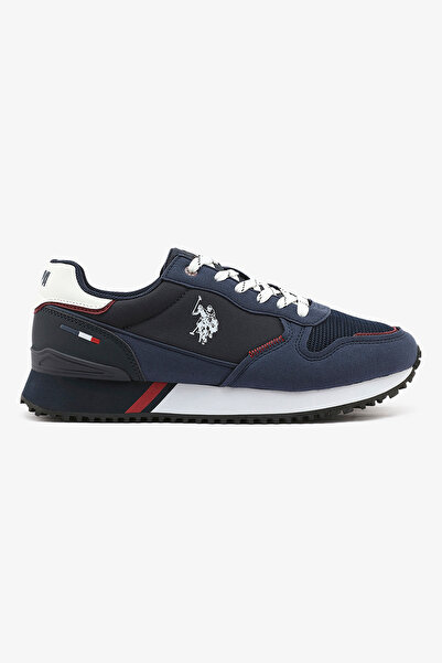 U.S. Polo Assn. Men's Navy Sneakers - Classic Design with White Accents, Comf...