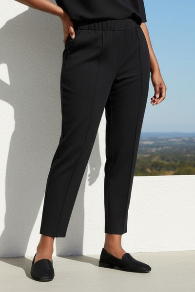 Curly ЧОРНІ СТАЛЕВІ ТКАНИНИ МОРКВОВІ ШТАНИ