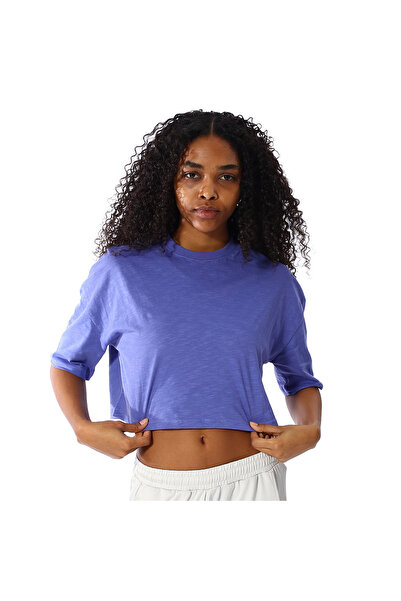 Sportive Tokyo Kadın Mor Günlük Stil T-Shirt 25YK027-MOR