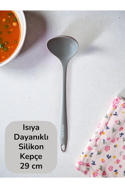 Seraph Isıya Dayanıklı Silikon Kepçe 29 cm 1 Adet