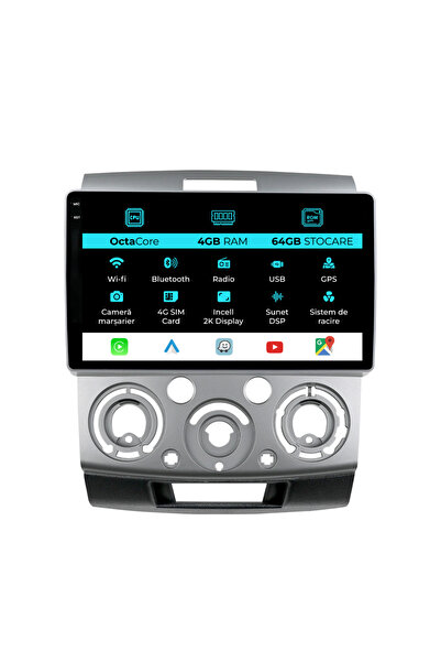 NavStore Ειδική πλοήγηση Ford Ranger (2005-2011), 2K, 4Gb Ram, 64Gb αποθήκευσ...