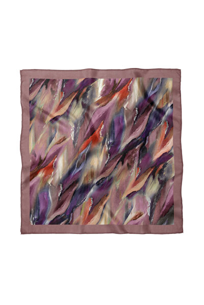 Sultan İpek Artistic Patterned Scarf / Bandana 50X50Cm
