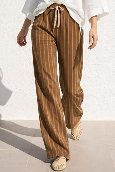 Curly ПАНТАЛОНИ З ТАБАЧНИМИ СТРІЧКАМИ