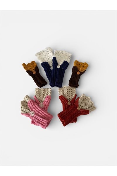 Shellies Bag Kadın Fransız Model Örgü Eldiven