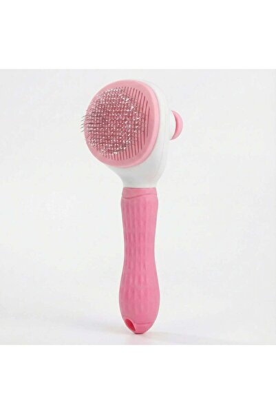 OEM Grooming brush for puppies and cats, easy cleaning, pink, P1001