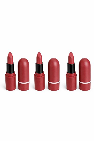 KYLA 3 Pieces of Matte Classic Red (Warm Red) with an Artistic, Classic Red E...
