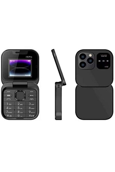 Promagg Μίνι κινητό τηλέφωνο με διπλή οθόνη, μεγάλα πλήκτρα, φακό και ραδιόφω...