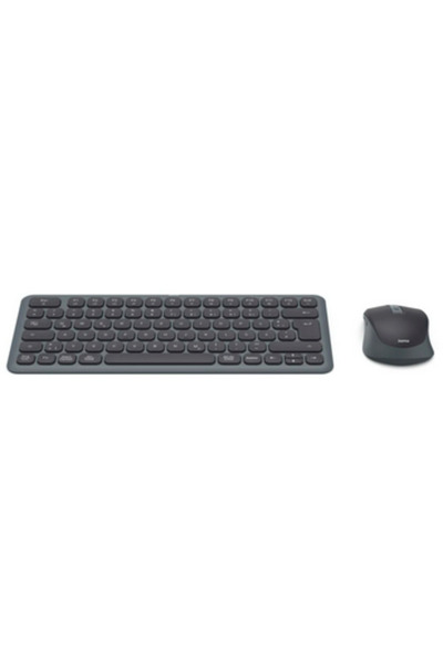 Hama Tastatură wireless/Bluetooth USB WKM-500 + mouse optic, negru-gri