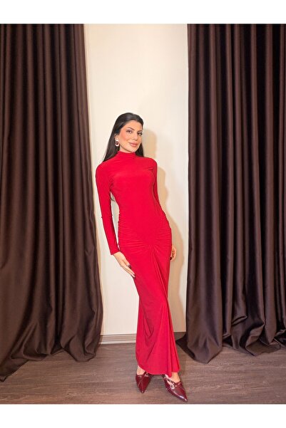 LOISY Women's Turtleneck Women's Dress