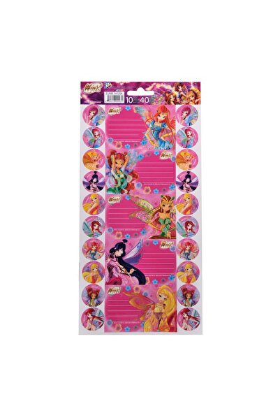 winx Labels and Stickers - 10pcs