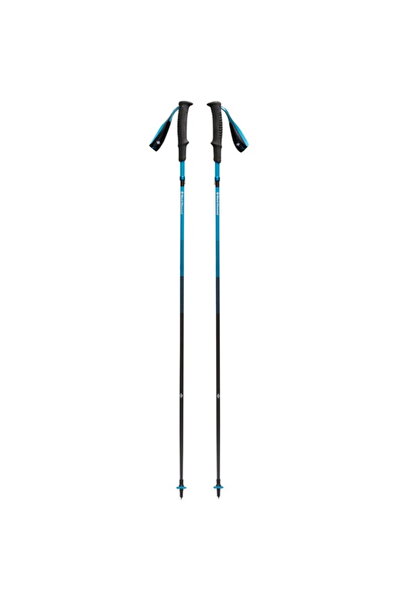 BLACK DİAMOND Trekking Poles Distance Carbon Z (anthracite/blue, 1 pair, 115 cm)