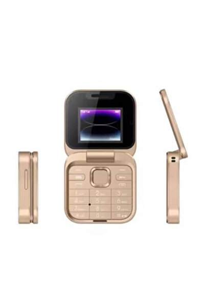 Promagg Telefon mobil mini cu ecran dual, taste mari, lanternă și radio FM