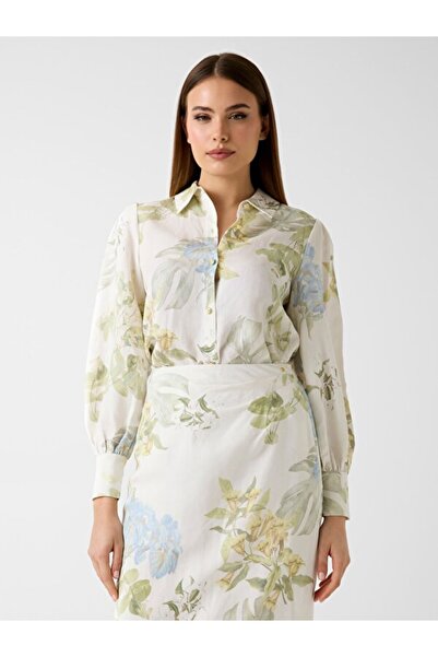 Guess Miriam Women's Linen Blend Regular Fit Shirt