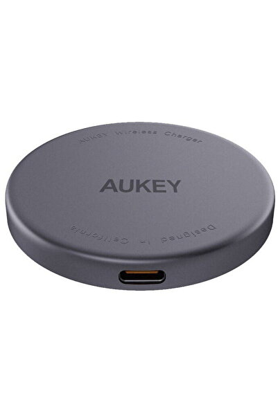 AUKEY LC-MC10 Wireless Charging Station Fast Charge 1x USB-C 15W Black