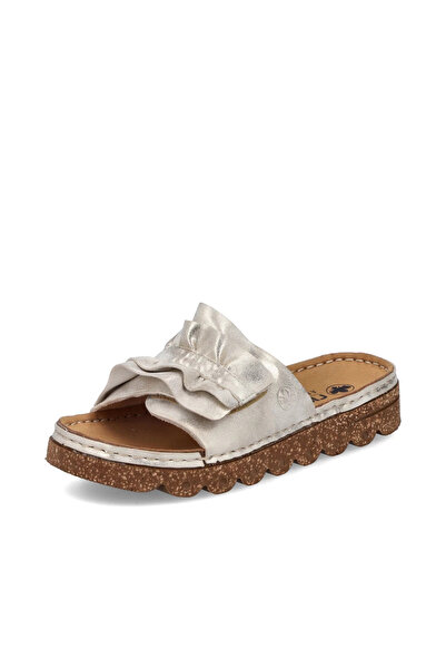 Rieker papuci V8763-60 argintii