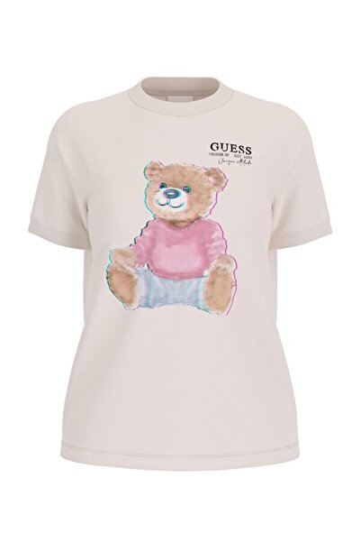 Guess Carla Kadın Aktif Boxy Fit T-Shirt