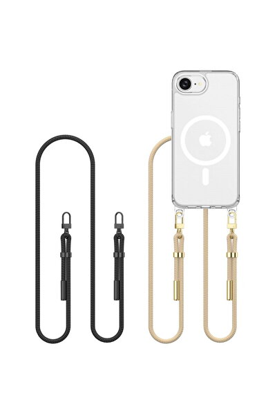 Tech-Protect LANȚ FLEXAIR MAGSAFE PENTRU IPHONE 16E NEGRU ȘI TURCAN