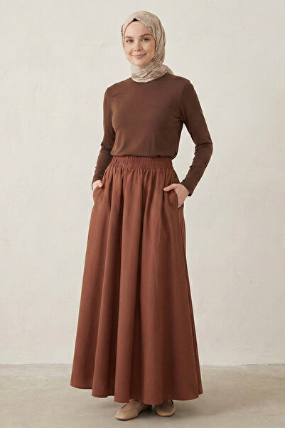 Kirazgym Women's Elastic Waist Standard Size 38-46 Size Compatible Double Poc...