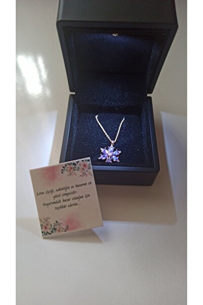 ArtBDesign Işıklı Kutuda Yıldız Çiçeği Kolye