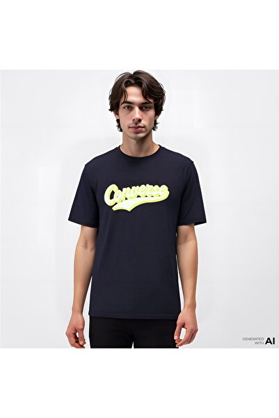 Converse Classic Erkek Baskılı Siyah T-Shirt