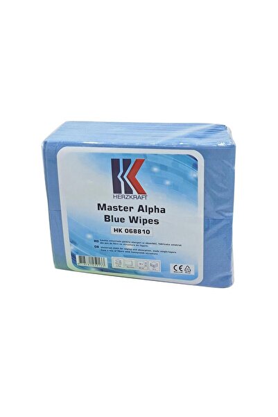 HERZKRAFT Lavete Master Alpha Blue Embosate, Reutilizabile (Set 50 Buc 29 X 3...