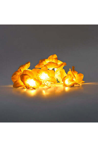 Flying Tiger Copenhagen Çiçek Şeklinde Sarı LED Işık Zinciri