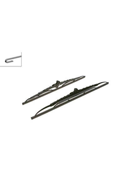 Bosch Set Stergatoare Twin 530/450 Mm