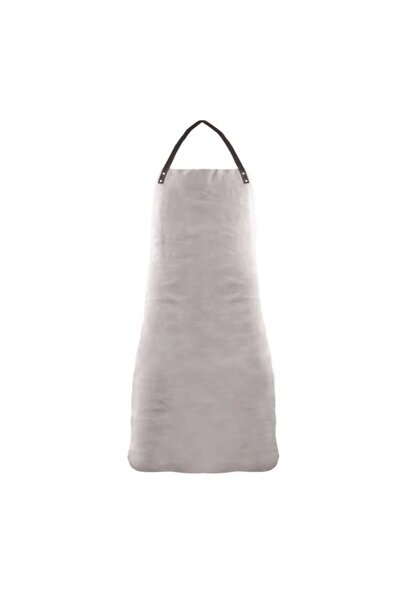 ardon Welding apron with bib, gray color, split leather, ADIN