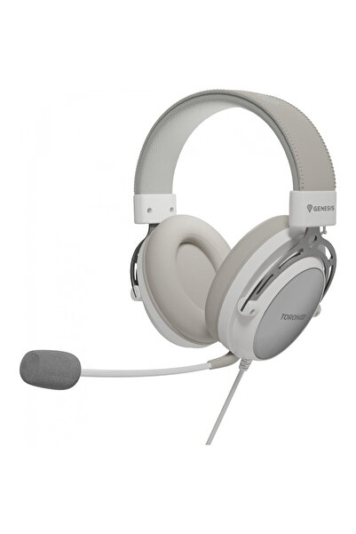 Genesis Toron 301 Headphones, Wired, 3 x 3.5 mm Jack, White