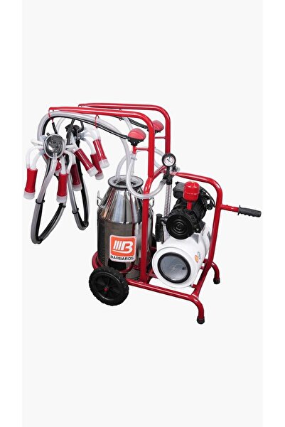 BARTECH Çift Sağım Tek Güğüm İnek Sağım Makinesi Üniversal Model (Yağlı Pompa)