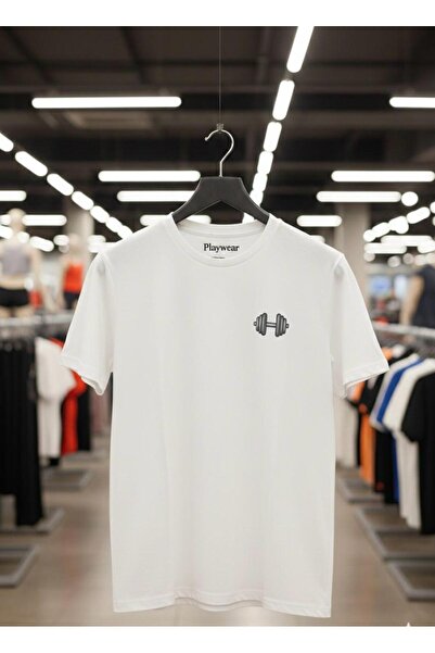 playwear PLAY WEAR Unisex Μπλουζάκι με στάμπα με λαιμόκοψη ποδηλάτου και σχέδ...