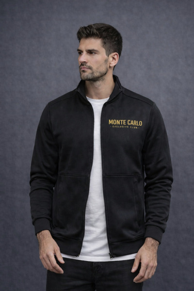 NOFLEN Monte Carlo Scuba Zippered Tracksuit Set with Pockets