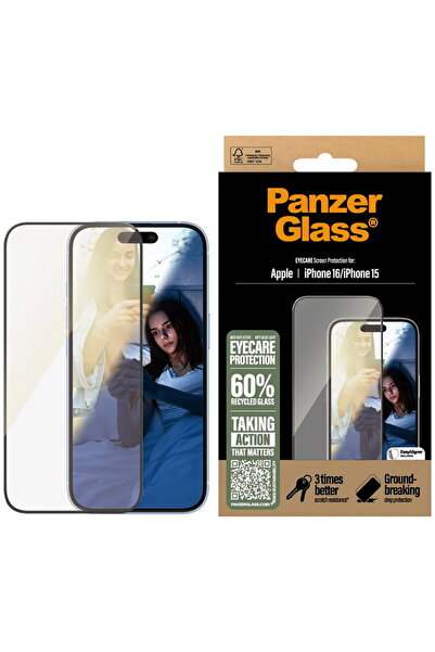 Panzer Glass PanzerGlass EyeCare Screen Protector iPhone 16 15 UWF