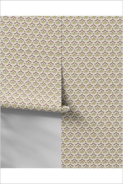 Piksel Grafik Retro Daisy Patterned Wall Covering