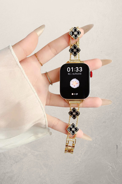 PSGT Watch saat kordonu 38-40-41 S10-11(42)MM Seri 3/4/5/6/7/8/9/10/11 flower...