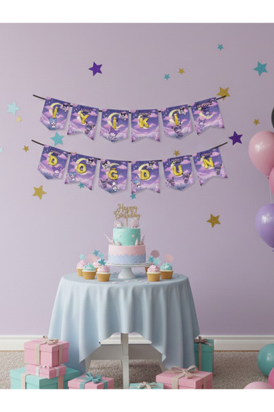 HAPPYLOOPPARTY لافتة كورومي بعبارة "عيد ميلاد سعيد" لتزيين حفلات أعياد الميلاد