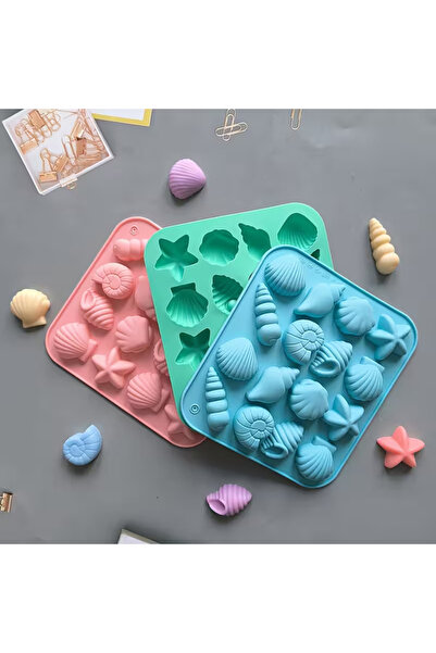 Siliko World قالب سيليكون للشوكولاتة والإيبوكسي والجيلي بون ومسحوق الحجر وصدف...