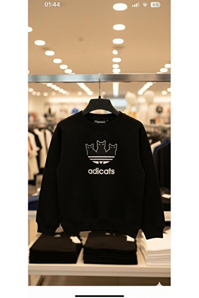 MODA Παιδικό φούτερ ADICATS Φούτερ με λαιμόκοψη ποδηλάτου 3 4 5 6 7 8 9 10 11...