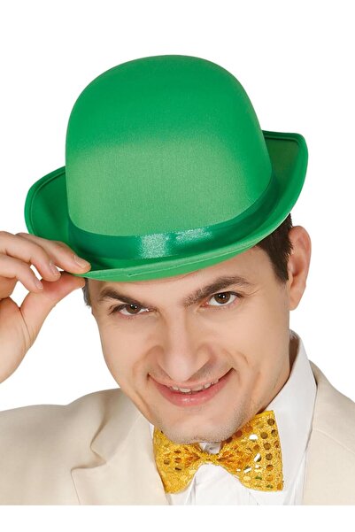 FDM Palarie melon verde cu panglica verde