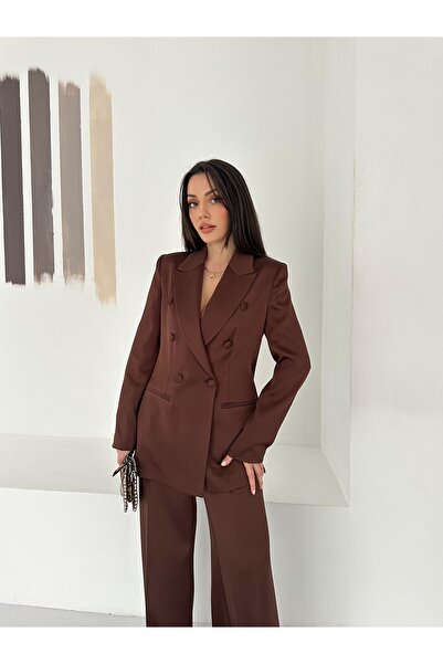 VUNTAL Satin Laser Suit with Back Detail
