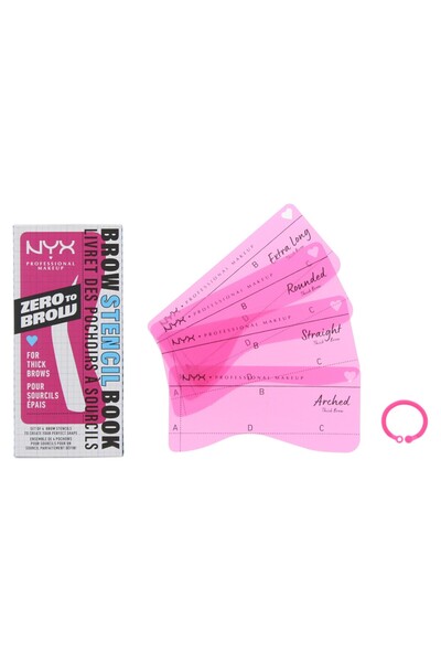 NYX Set, Nyx, Zero To Brow, Shaping, Eyebrow Powder, 4 pcs pcs