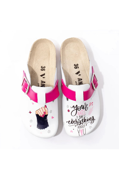 VESNA Saboți de piele 127 manichiură