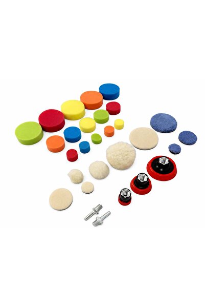 GEBOTOOLS SET 29 BUC BURETI REZERVE PENTRU LUSTRUIT SI POLISAT 25-50-75 MM GE...