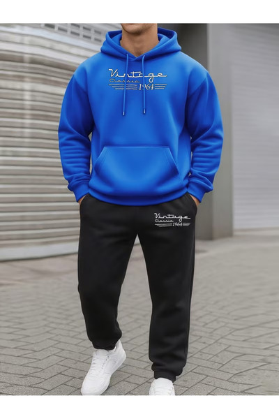 bellanova Sila Trend Ultra Warm 3 Threaded Yarn Unisex Hoodie Set