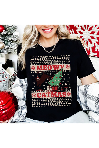 Kartier Tricou Dama Negru Catmas
