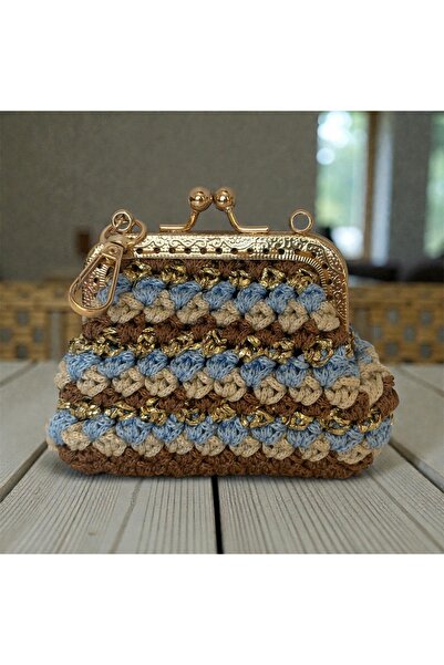 DISENOBAG Klipsli Burslu Çanta Charmı , Mini Cüzdan