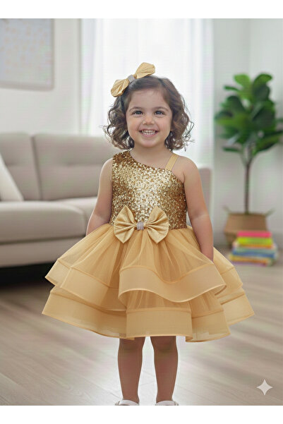 Mirace Styl Rochie de seară din tul cu paiete pentru fete – Ocazii speciale ș...